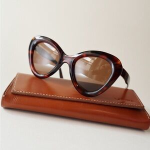 La Pima Rita Tortoise Cat Eye Sunglasses